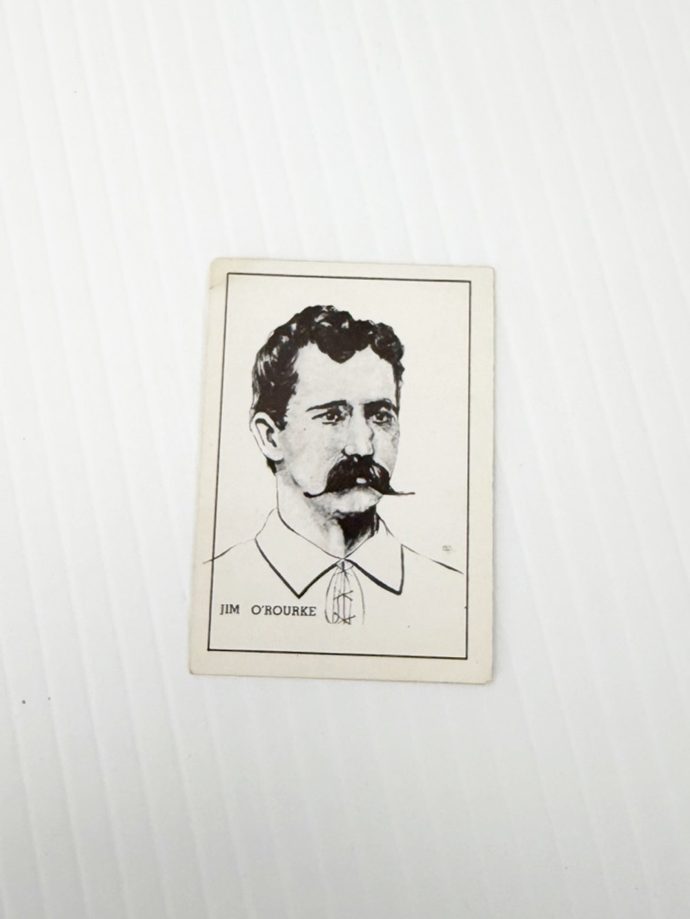 Vintage 1950 Callahan Hall of Fame Jim O'Rourke Baseball Trading Card